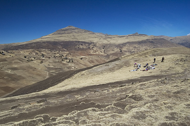 Lunch before the Dust Devil Arrived